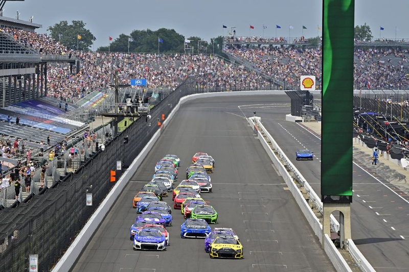 Parttime Racer Corey Heim verrast op de Indianapolis Motor Speedway