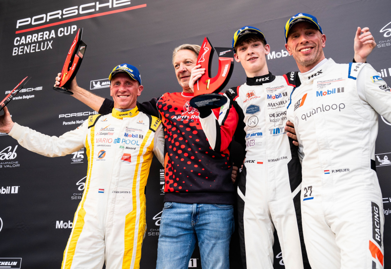 261020 Podium R1 Zolder vlnr Lagen Goossens Marczak Meijer