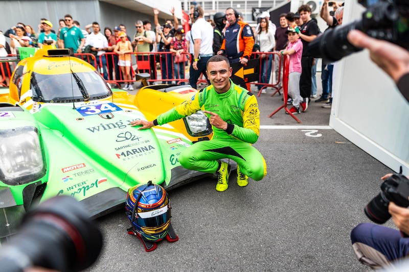 DE GERUS, Reshad (FRA), INTER EUROPOL COMPETITION, Oreca 07 - Gibson #34, LMP2, portrait during the 4h of Barcelona, Round 1 of the 2026 European Le Mans Series, from April 9th to 12th on the Circuit de Barcelona-Catalunya in Montmelo, Barcelona, Spain - Photo Marcel Wulf / European Le Mans Series - FocusPackMedia