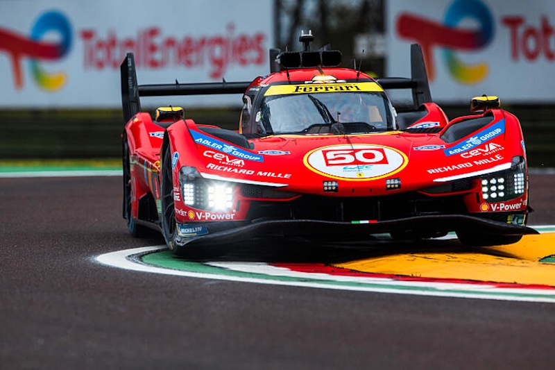 Ferrari bepaalt tempo in 'Prologue'-test Imola, Robin Frijns 'best of the rest'