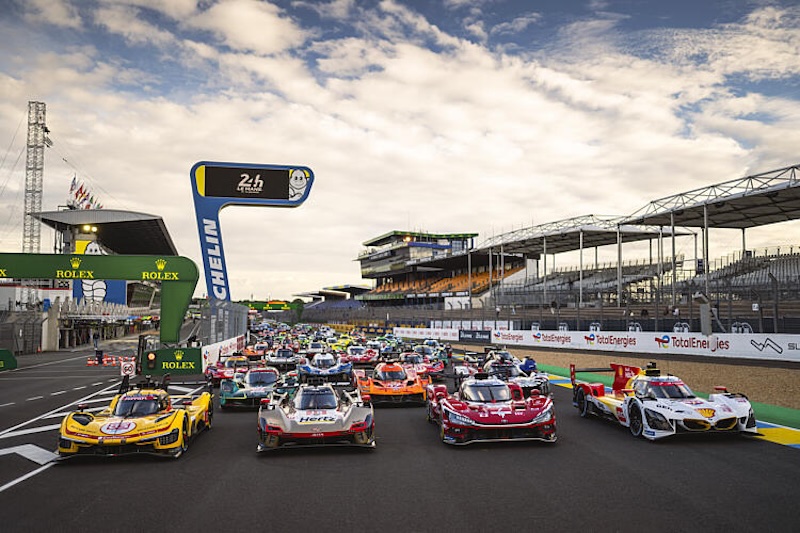 Car collective picture during the 24 Hours of Le Mans 2026, 3rd round of the 2026 FIA World Endurance Championship, on June 9, 2026 on the Circuit des 24 Heures du Mans in Le Mans, France - Photo Charly López / DPPI