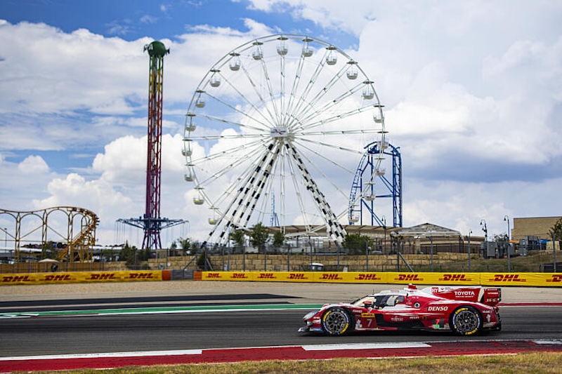 07 CONWAY Mike (gbr), KOBAYASHI Kamui (jpn), DE VRIES Nyck (nld), Toyota Racing, Toyota TR010 Hybrid #07, Hypercar, action during the Lone Star Le Mans 2026, 5th round of the 2025 FIA World Endurance Championship, from September 4 to 6, 2026 on the Circuit of The Americas in Austin, Texas, United States of America - Photo Julien Delfosse / DPPI