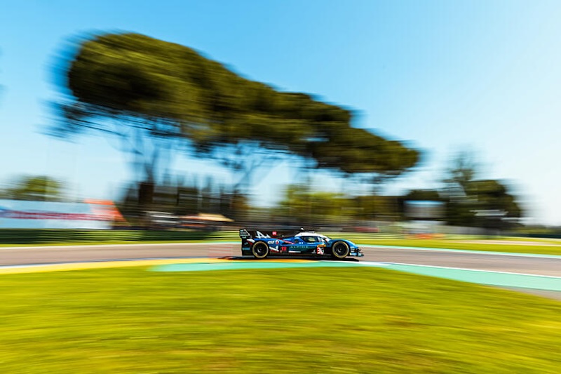 36 GOUNON Jules (fra), MAKOWIECKI Frédéric (fra), MARTINS Victor (fra), Alpine Endurance Team, Alpine A424 #36, Hypercar, action during the 6 Hours of Imola 2026, 1st round of 2026 FIA World Endurance Championship, from April 16 to 19, 2026 on the Autodromo Enzo e Dino Ferrari in Imola, Italy - Photo Andrea Lorenzina / DPPI