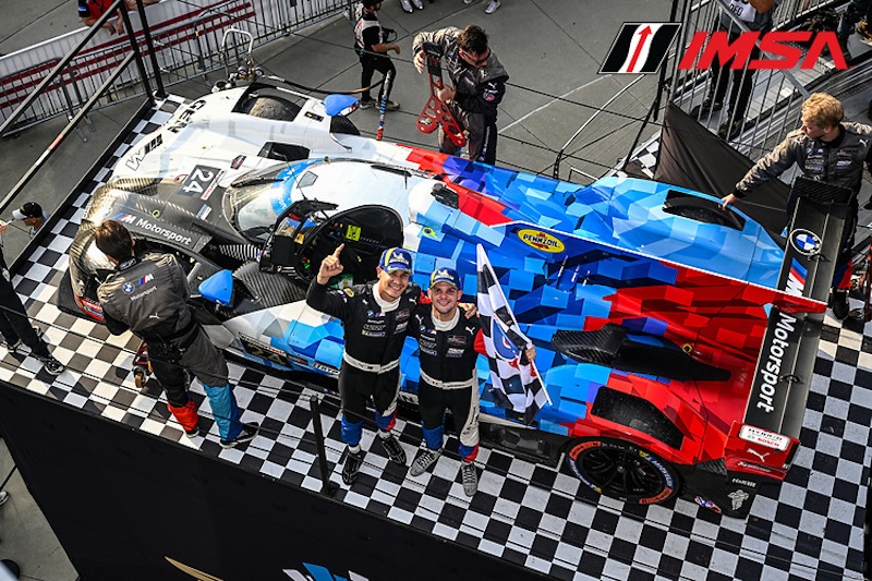 WRT behaalt eerste IMSA-prototype-zege met BMW, Catsburg leidt tussenstand GTD-Pro