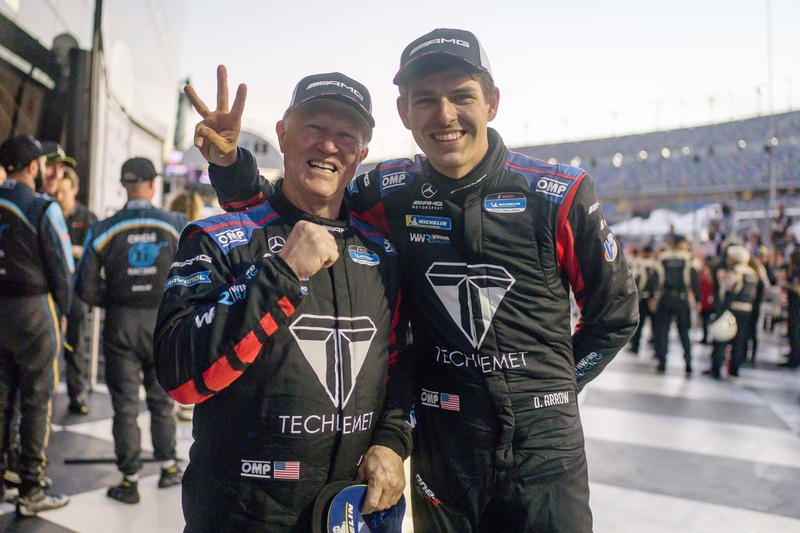 Daan Pijl ('Arrow') ster van de show met podiumsucces bij IMSA-debuut Daytona