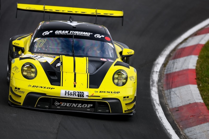 ADAC RAVENOL Nürburgring Langstrecken-Serie 2026, 58. ADAC Barbarossapreis (2026-03-21): #17 - Dorian Boccolacci, Nico Menzel (Dunlop Motorsport) - Porsche 911 GT3 R (SP9 PRO). Foto: Jan Brucke/VLN