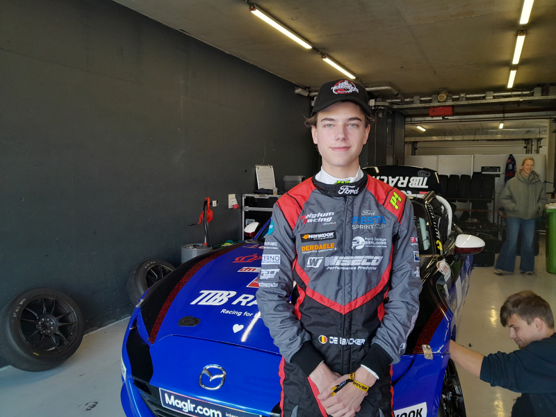 Sam Boerma leeft, droomt en geeft gas in de Mazda MX-5 Cup Benelux