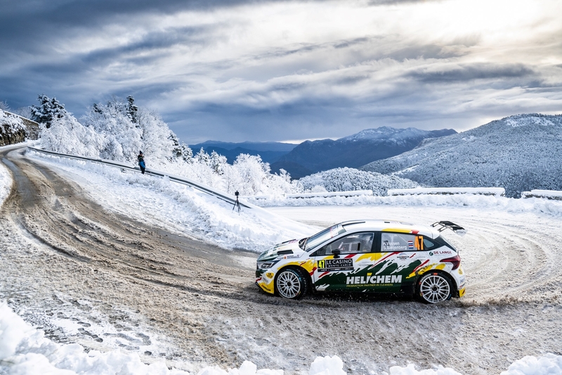 HELICHEM Rally Team Henk Vossen en Saskia Bleijenberg trotseren winterse omstandigheden tijdens de Rallye Monte Carlo 260125