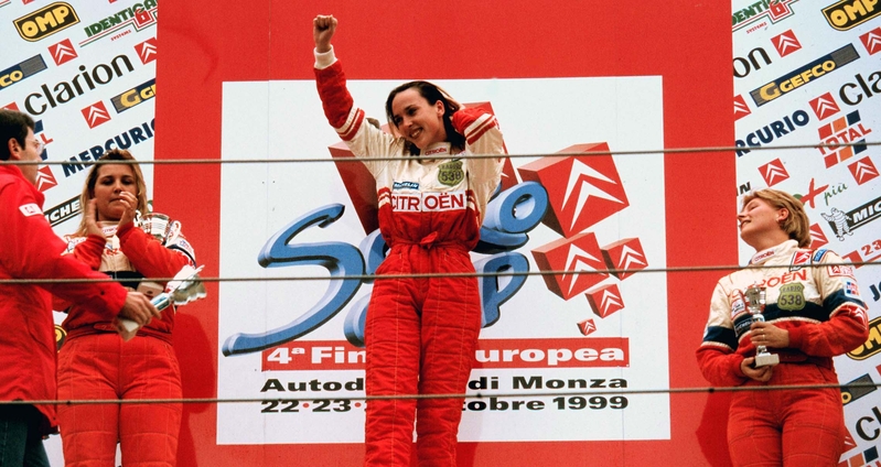 Sandra wint Monza