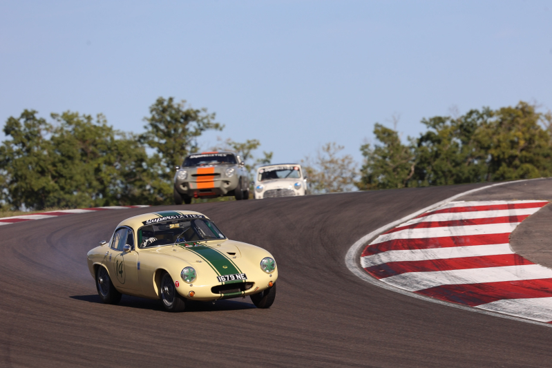 Cornee van de Grint in de Lotus Elite